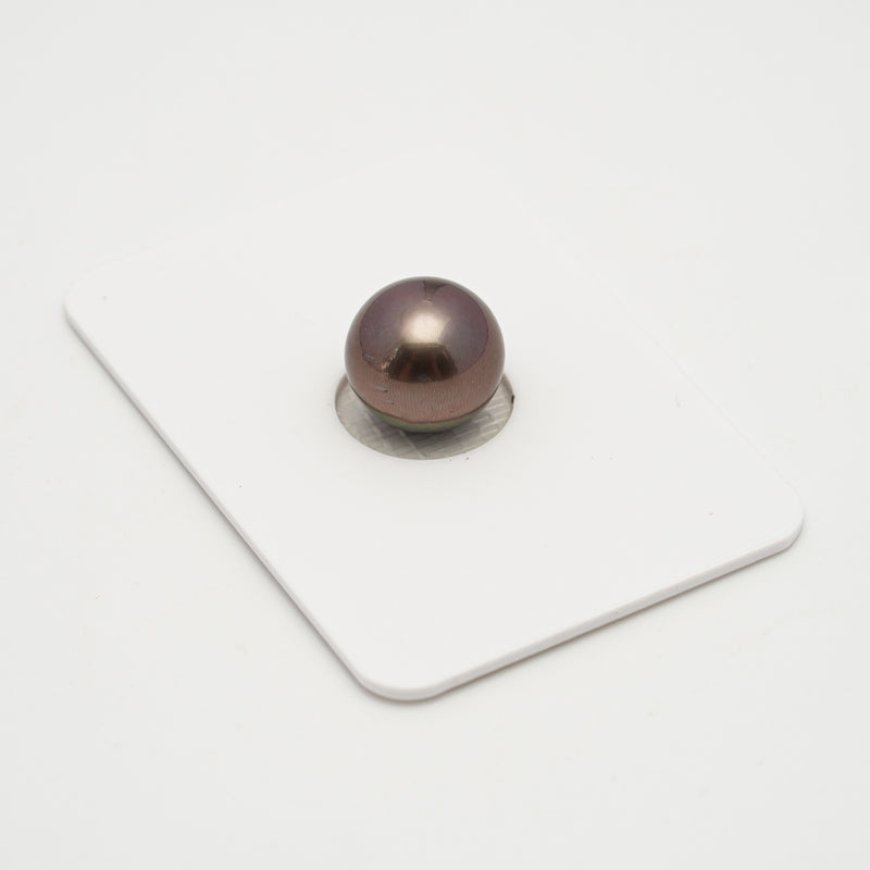 1pcs Brown Cherry 10.7mm - NR AAA/AA Quality Tahitian Pearl Single LP2117 OR10