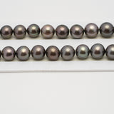 38pcs Cherry 11-12mm - SR AAA/TOP Quality Tahitian Pearl Necklace NL1533 A101