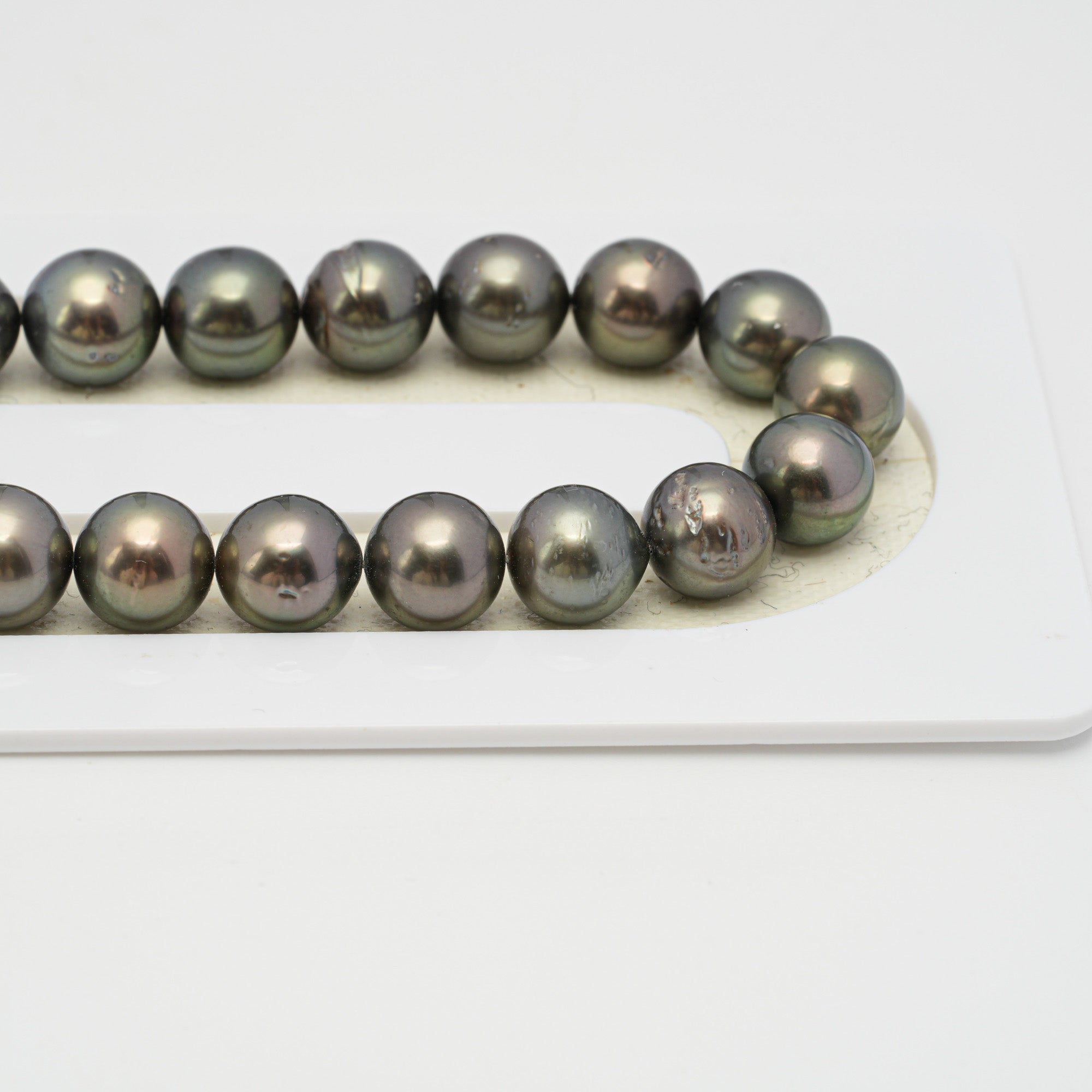 43pcs Mix 8-9mm - SR AAA-A Quality Tahitian Pearl Strands NL1460 CMCS1