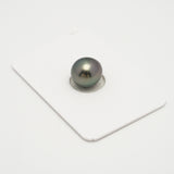 1pcs Green Cherry 10.4mm - DROP TOP Quality Tahitian Pearl Single LP2034 OR7