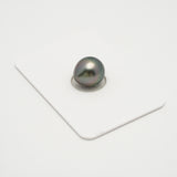 1pcs Green Cherry 10.4mm - DROP TOP Quality Tahitian Pearl Single LP2034 OR7