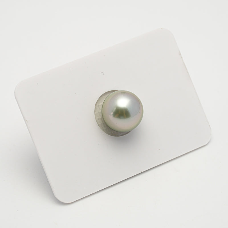 1pcs "High Luster" Light Cream 10mm - SR/NR AAA Quality Tahitian Pearl Single LP2118 OR10