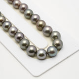 41pcs Light Mix 8-10mm - RSR AAA Quality Tahitian Pearl Necklace NL1506 TH2