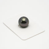 1pcs "High Luster" Dark 13.6mm - SR AAA/AA Quality Tahitian Pearl Single LP1761 RIO1