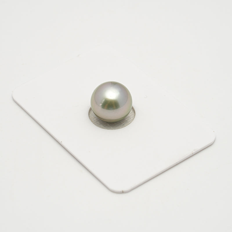 1pcs "High Luster" Light Cream 10mm - SR/NR AAA Quality Tahitian Pearl Single LP2118 OR10