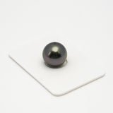 1pcs "High Luster" Dark 13.6mm - SR AAA/AA Quality Tahitian Pearl Single LP1761 RIO1