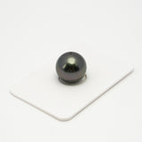 1pcs "High Luster" Dark 13.6mm - SR AAA/AA Quality Tahitian Pearl Single LP1761 RIO1