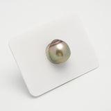 1pcs "High Luster" Light Green 11.7mm - SB AAA Quality Tahitian Pearl Single LP1962 A101