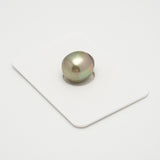 1pcs "High Luster" Light Green 11.7mm - SB AAA Quality Tahitian Pearl Single LP1962 A101