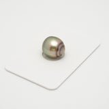 1pcs "High Luster" Light Green 11.7mm - SB AAA Quality Tahitian Pearl Single LP1962 A101