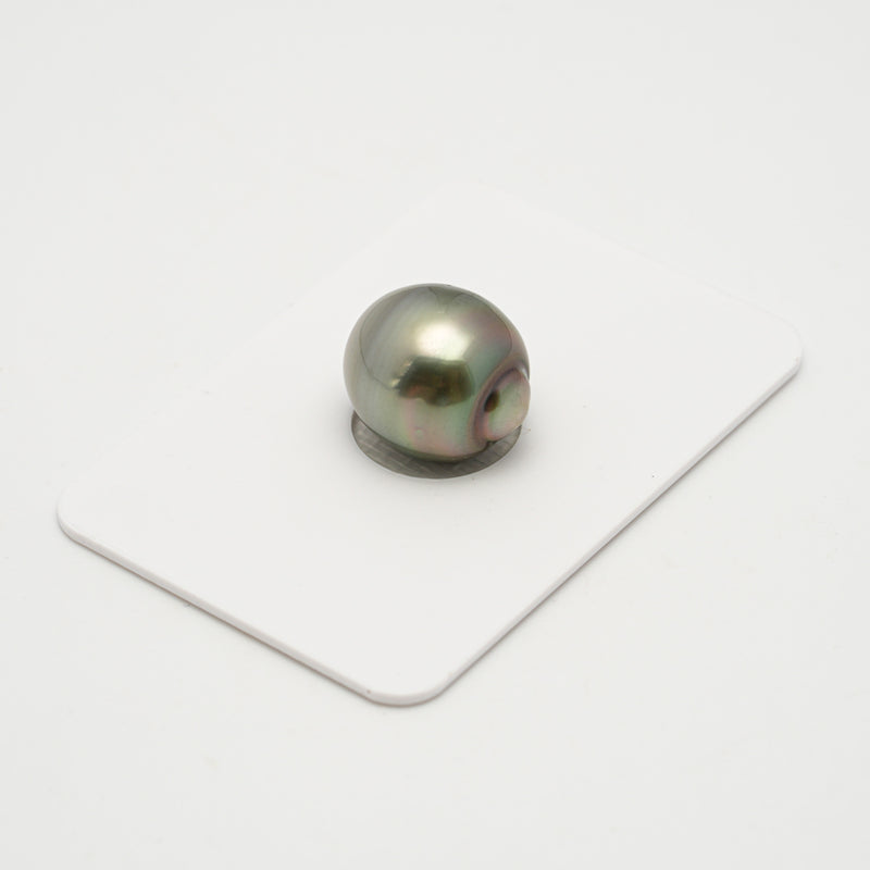 1pcs Light Green 12.5mm - SB AAA Quality Tahitian Pearl Single LP2119 OR10