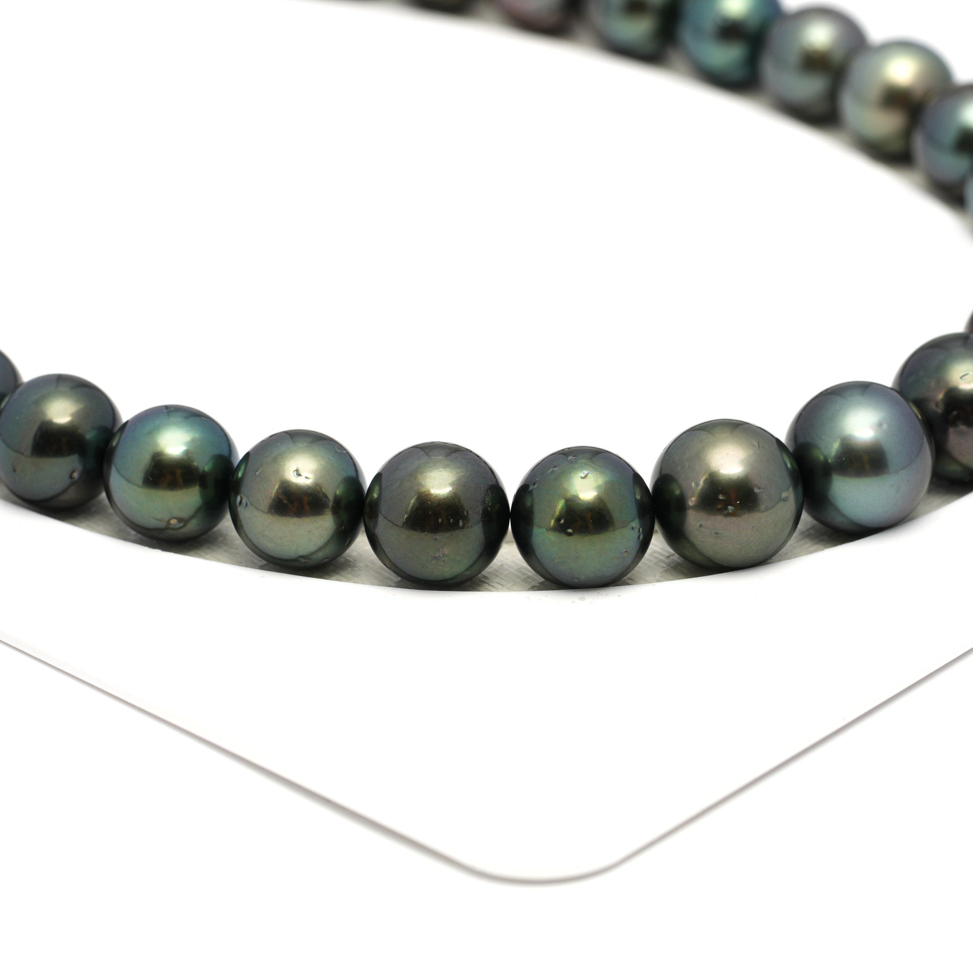 34pcs Dark Mix 12-13mm - RSR AA/AAA Quality Tahitian Pearl Necklace NL1653