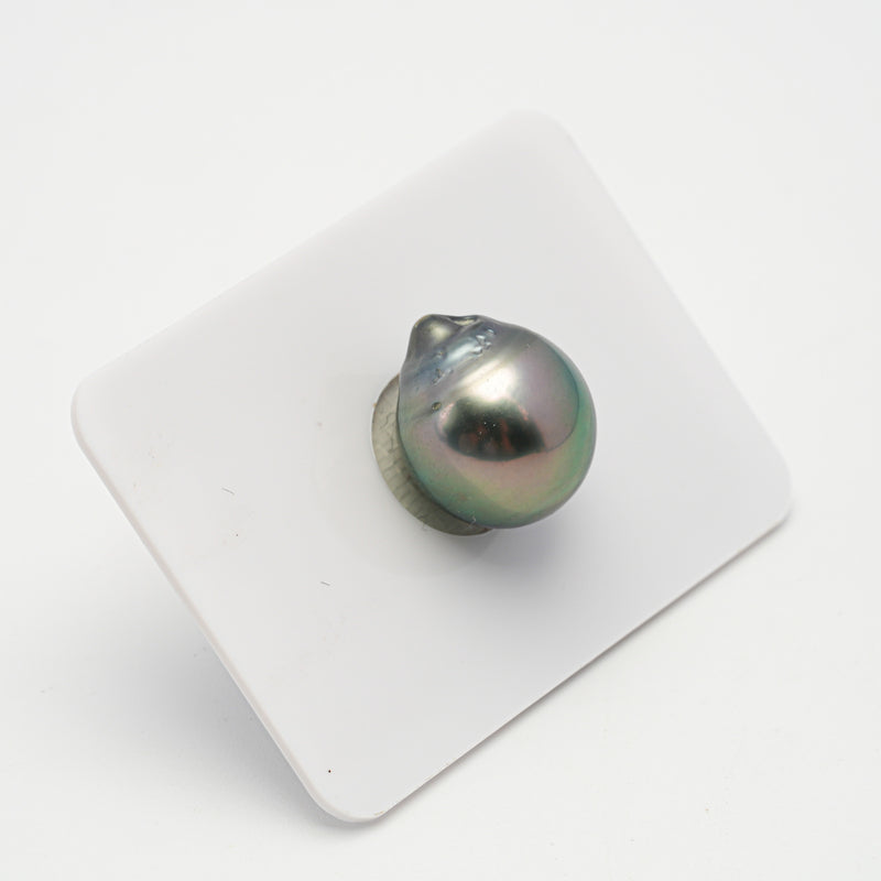 1pcs Green 13.3mm - SB AAA/AA Quality Tahitian Pearl Single LP1769 TH1