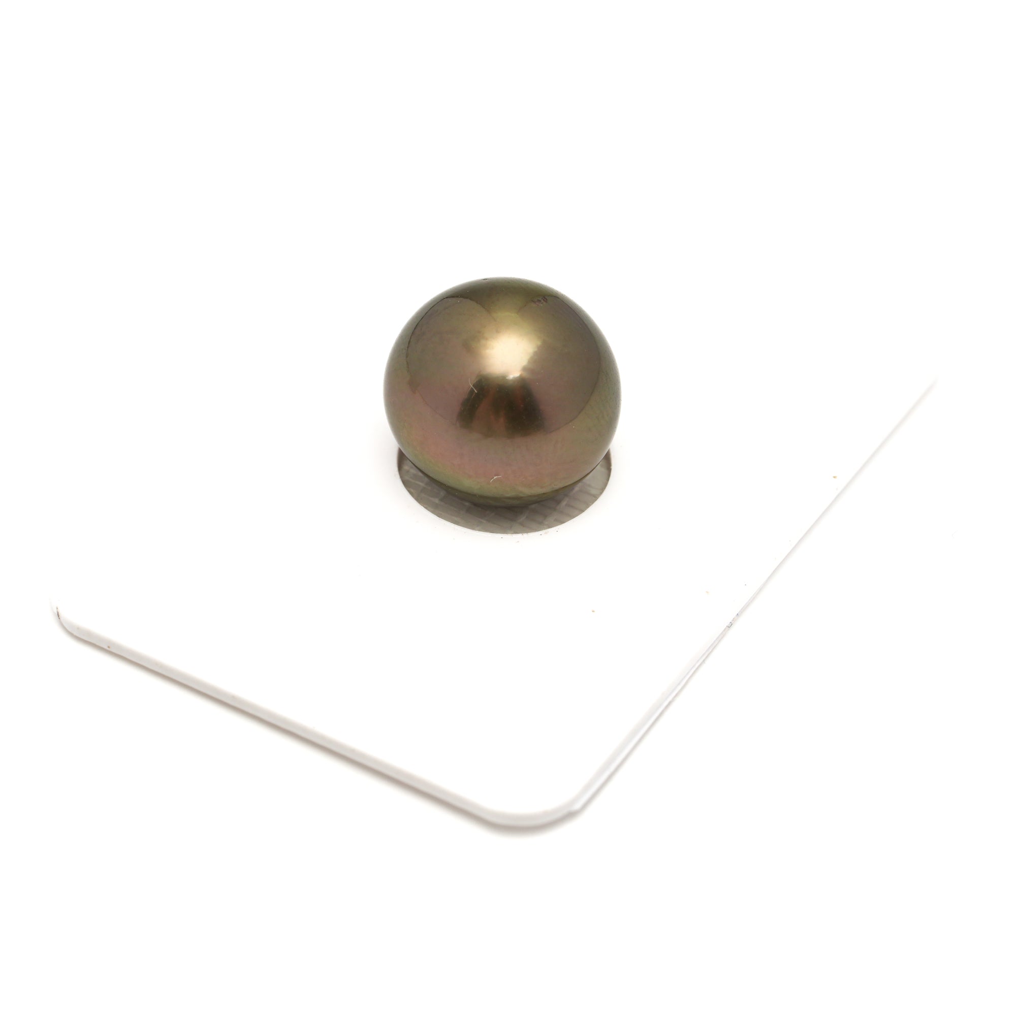 1pcs "High Luster" Brown 13.1mm - NR AAA/AA Quality Tahitian Pearl Single LP2435 LP1