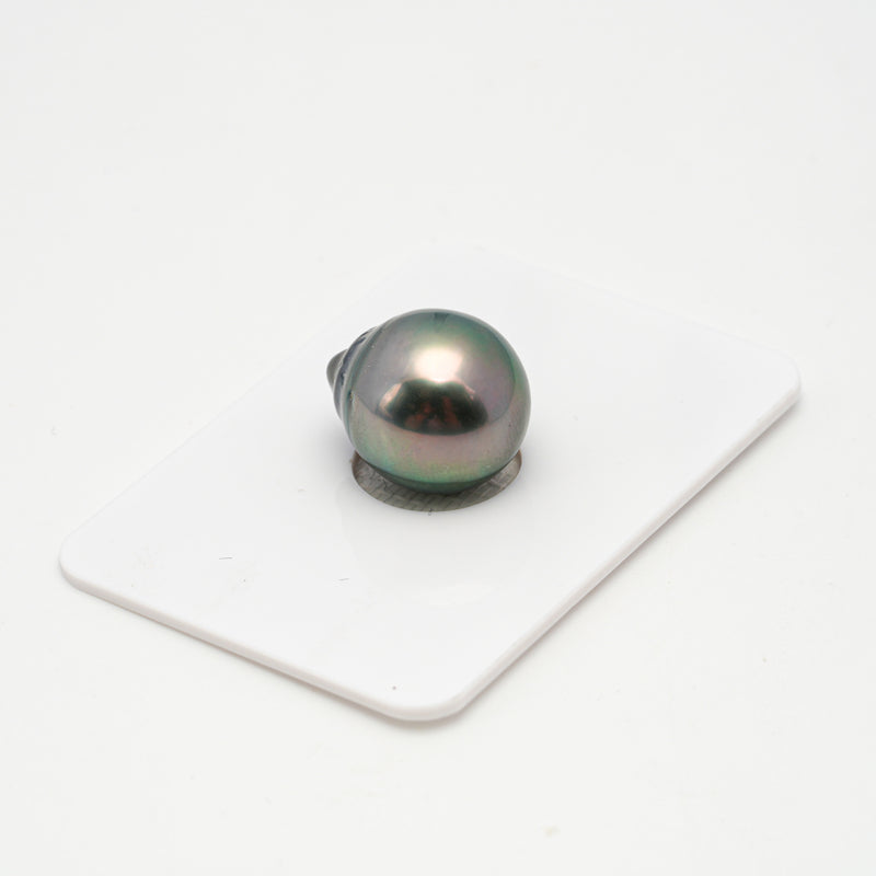 1pcs Green 13.3mm - SB AAA/AA Quality Tahitian Pearl Single LP1769 TH1