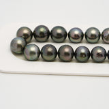 40pcs Multicolor 8-11mm - SR AA Quality Tahitian Pearl Necklace NL1550 THMIX3