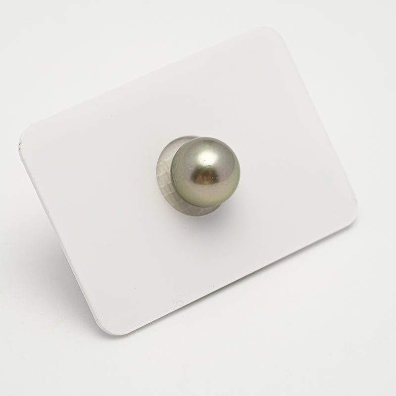 1pcs Golden Green 10.5mm - RSR AA Quality Tahitian Pearl Single LP2060 OR6