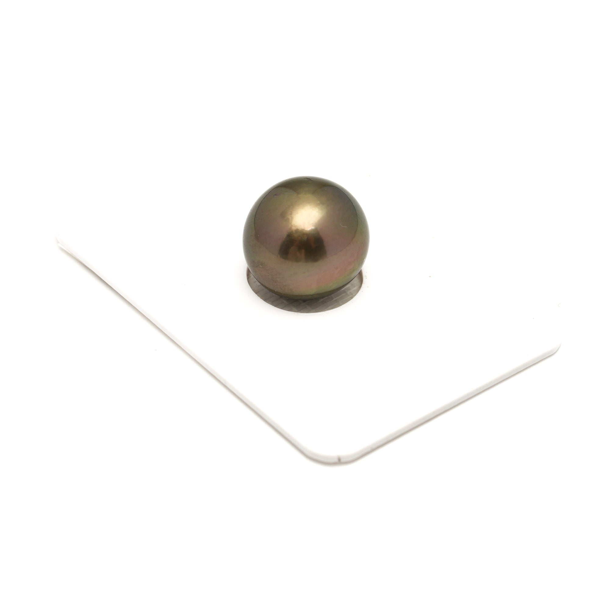 1pcs "High Luster" Brown 13.1mm - NR AAA/AA Quality Tahitian Pearl Single LP2435 LP1