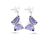 Earring Butterfly Quartz jewelry SHM1200