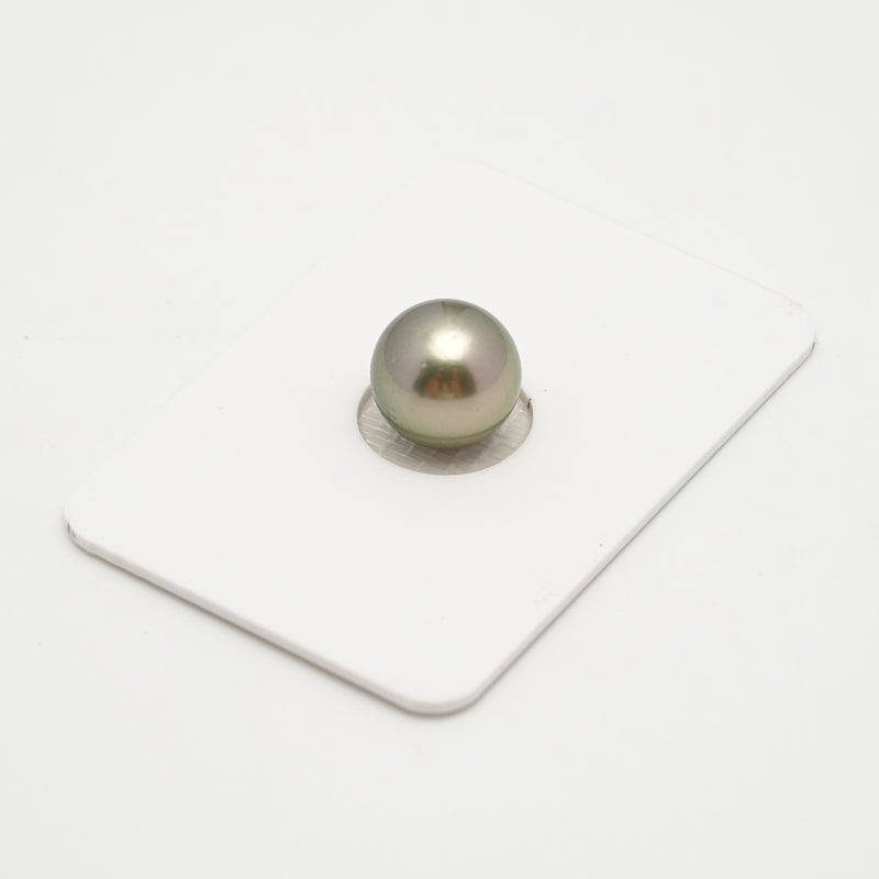 1pcs Golden Green 10.5mm - RSR AA Quality Tahitian Pearl Single LP2060 OR6