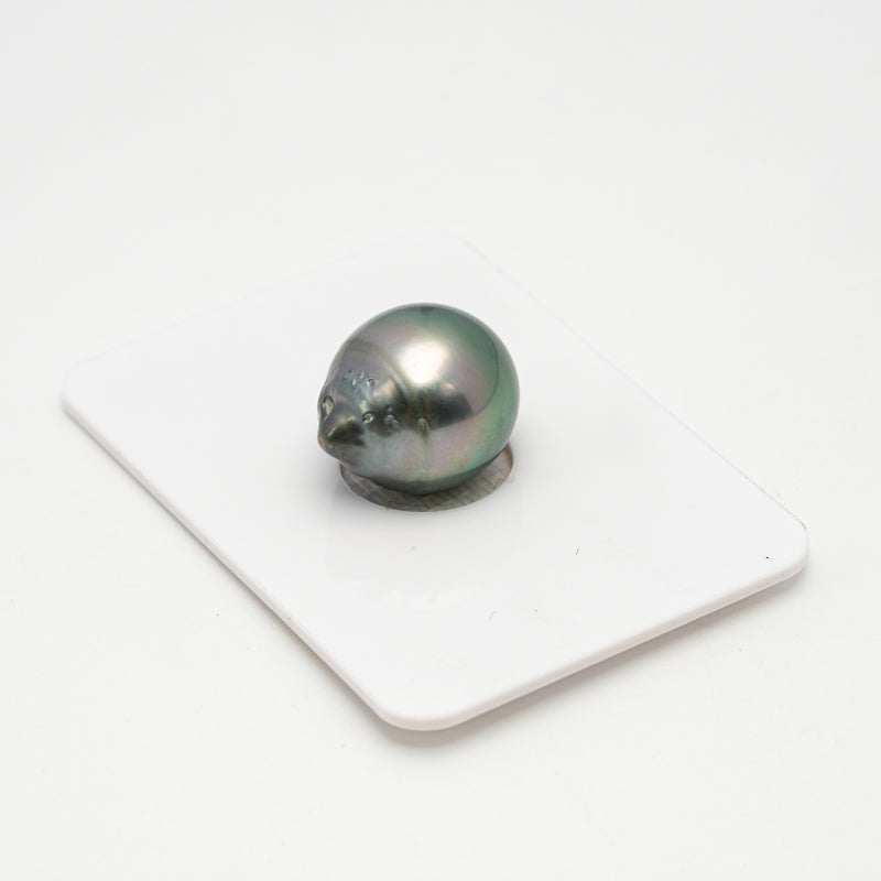 1pcs Green 13.3mm - SB AAA/AA Quality Tahitian Pearl Single LP1769 TH1