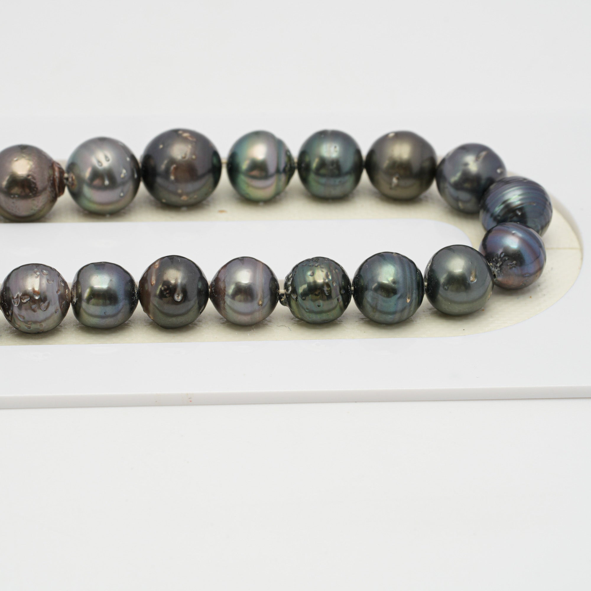 41pcs Mix 7-10mm - SB AA Quality Tahitian Pearl Strands NL1462 CMCS1