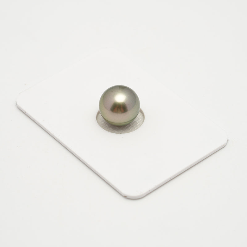 1pcs Golden Green 10.5mm - RSR AA Quality Tahitian Pearl Single LP2060 OR6