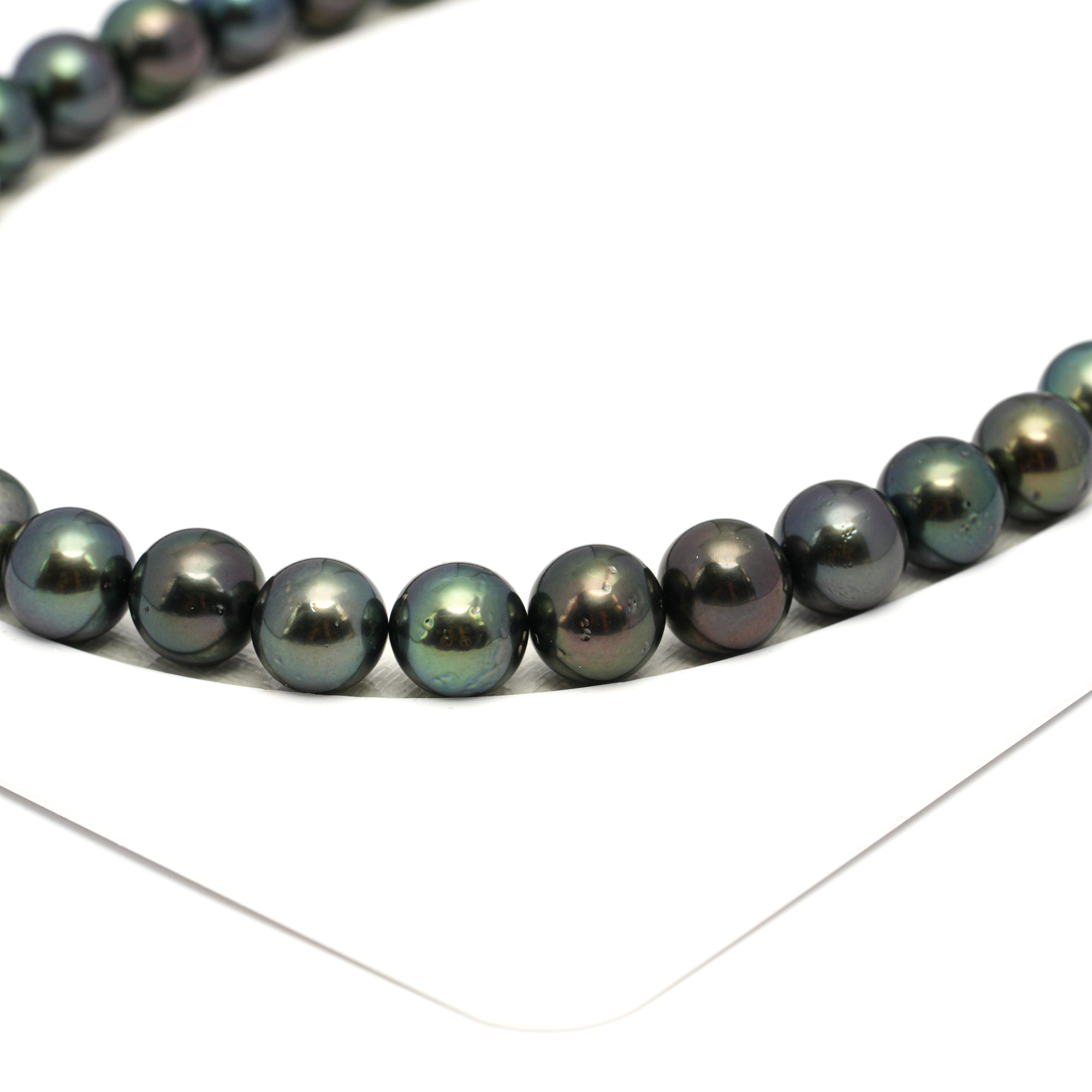 40pcs Dark Mix 11mm - SR AA Quality Tahitian Pearl Necklace NL1654