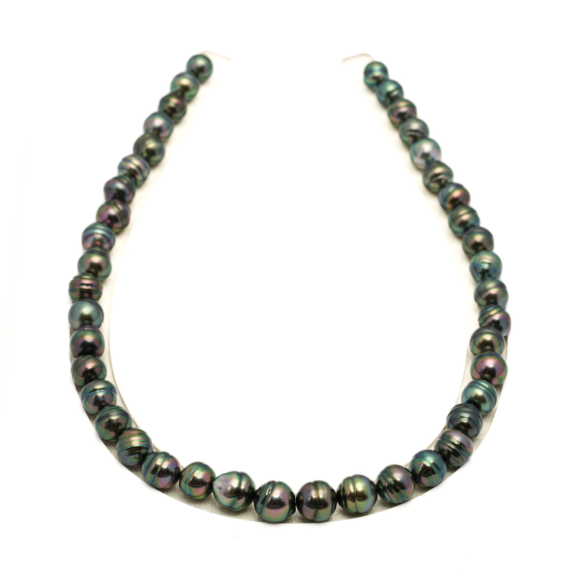 42pcs "High Luster" Peacock 8-11mm - CL AAA Quality Tahitian Pearl Necklace NL1791 LP2