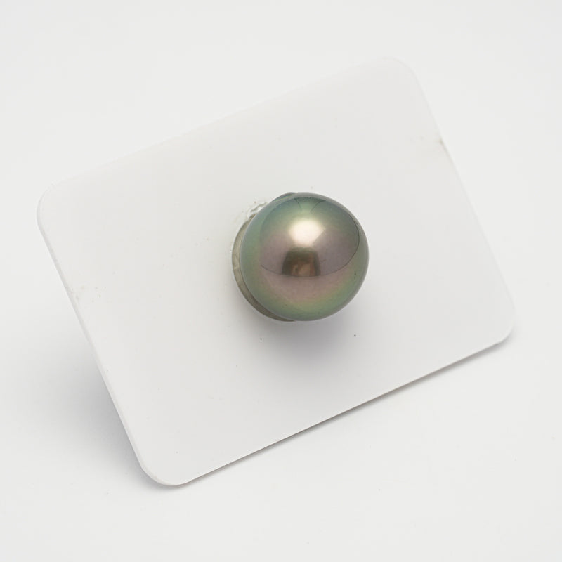 1pcs Green Cherry 13.5mm - RSR AAA Quality Tahitian Pearl Single LP1955 A101