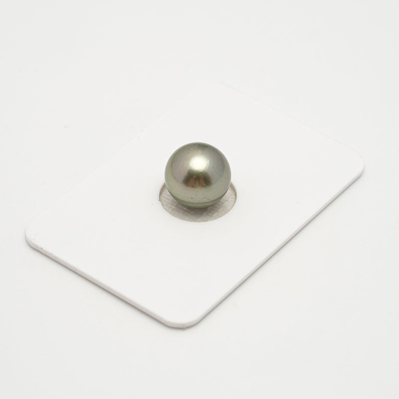 1pcs Golden Green 10.5mm - RSR AA Quality Tahitian Pearl Single LP2060 OR6