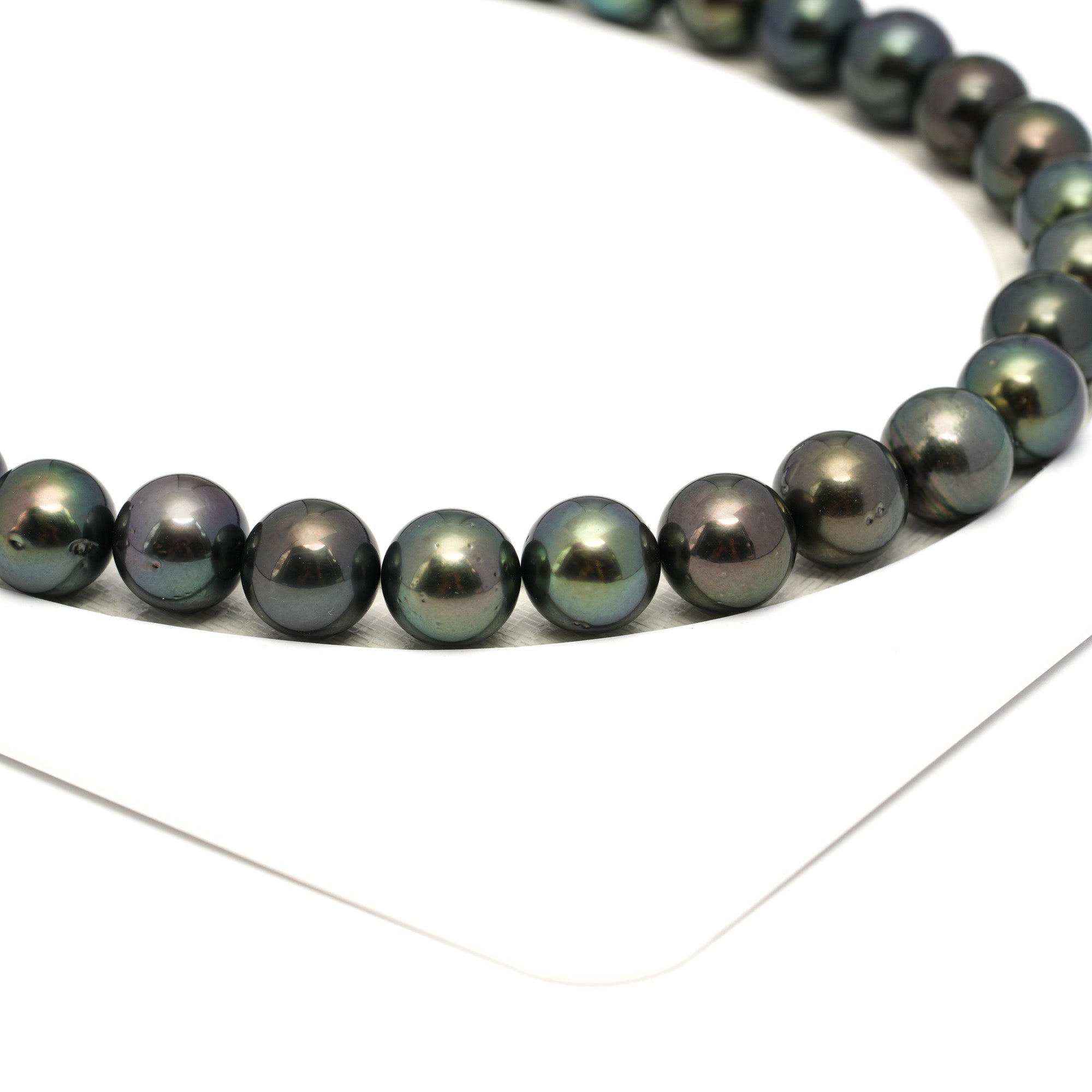 40pcs Dark Mix 11mm - SR AA Quality Tahitian Pearl Necklace NL1654