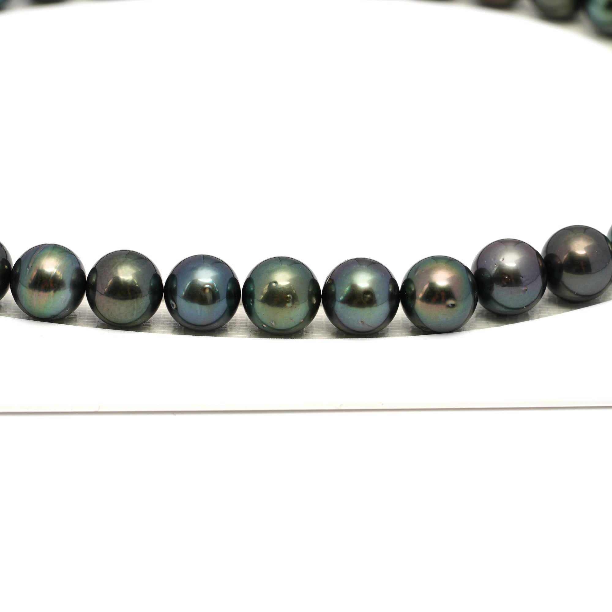 40pcs Dark Mix 11mm - SR AA Quality Tahitian Pearl Necklace NL1654