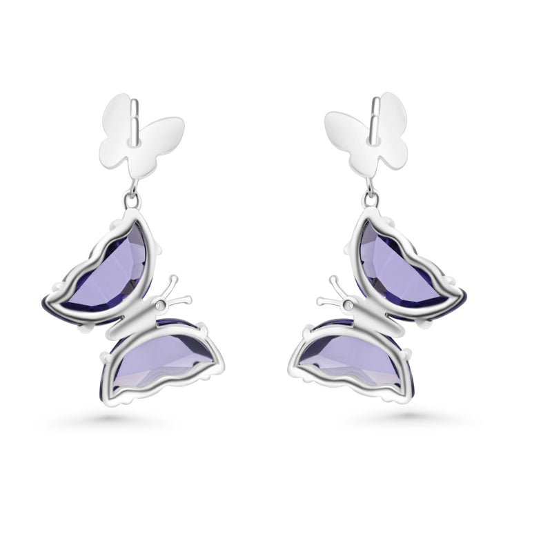 Earring Butterfly Quartz jewelry SHM1200