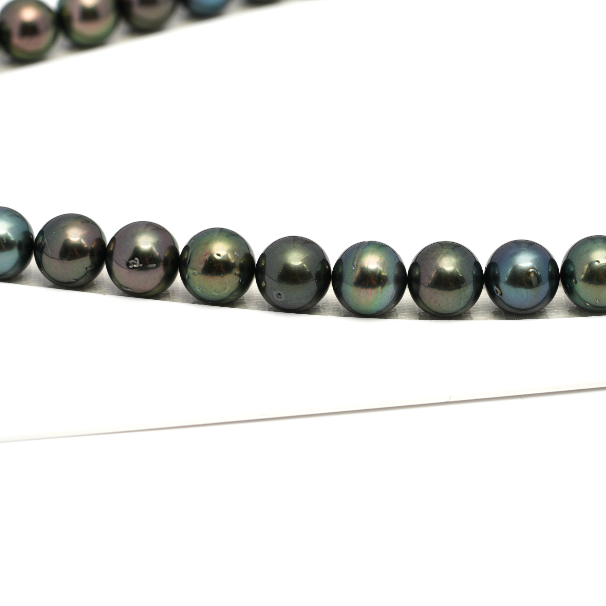 40pcs Dark Mix 11mm - SR AA Quality Tahitian Pearl Necklace NL1654