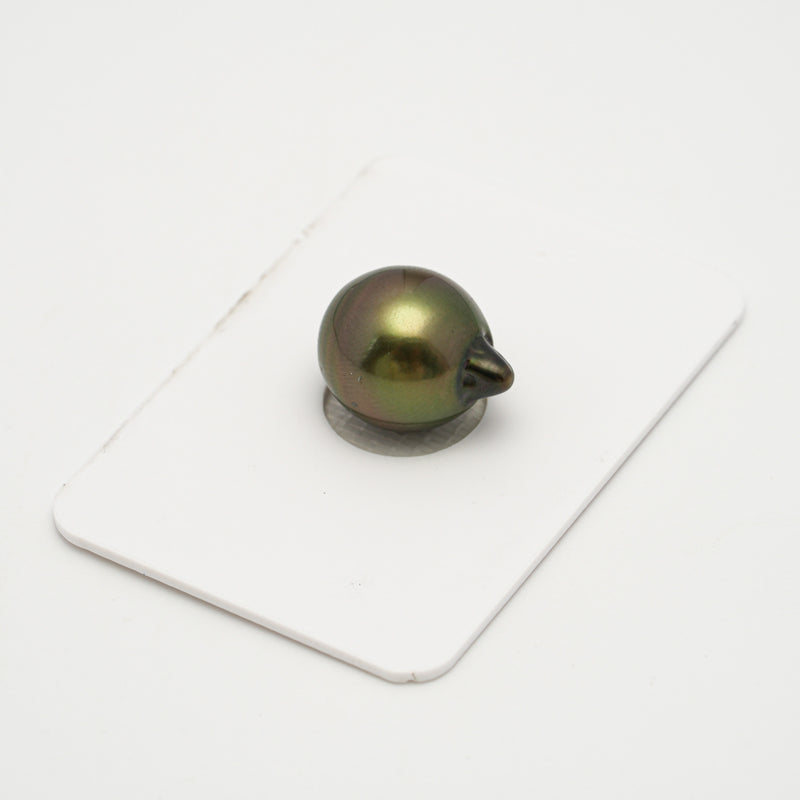 1pcs Golden Green 12.3mm - SB AAA Quality Tahitian Pearl Single LP2038 OR7