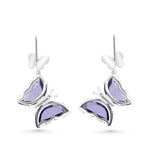 Earring Butterfly Quartz jewelry SHM1200