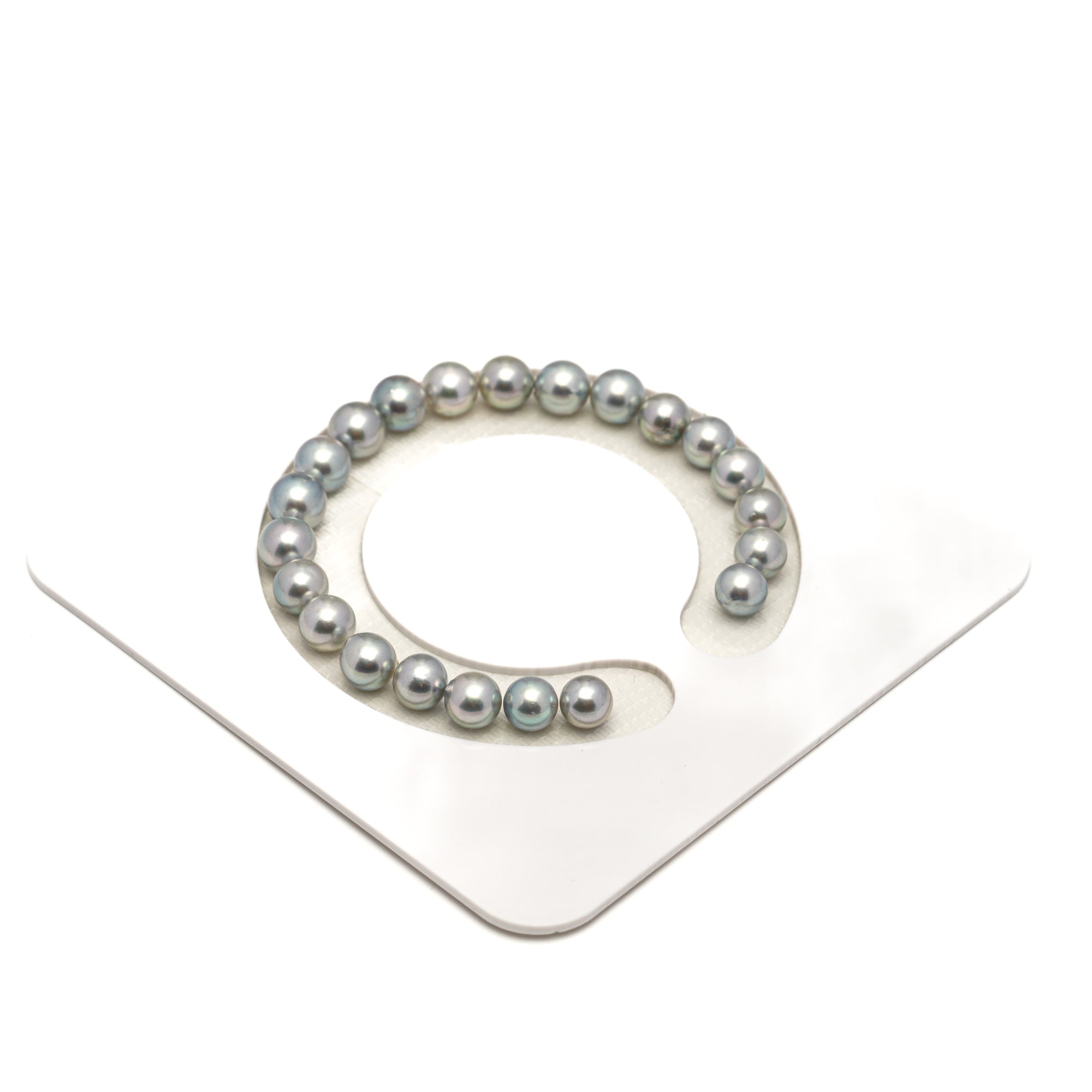 22pcs Akoya Pearl Silver Mix 7-7.8mm - SR/NR AA Quality Bracelet AKBR2411 CMA1