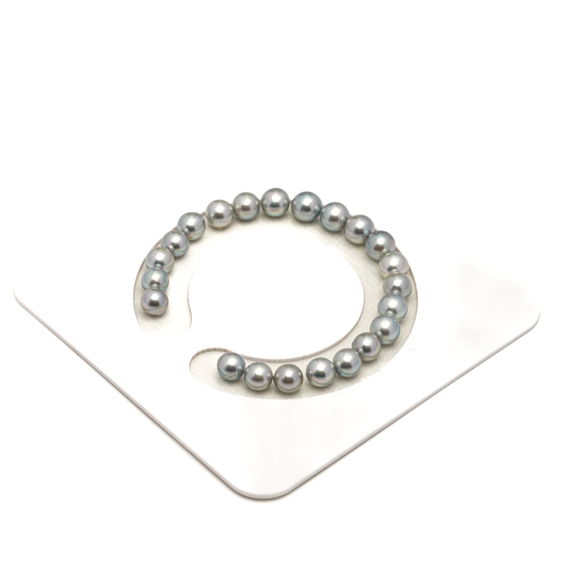 22pcs Akoya Pearl Silver Mix 7-7.8mm - SR/NR AA Quality Bracelet AKBR2411 CMA1