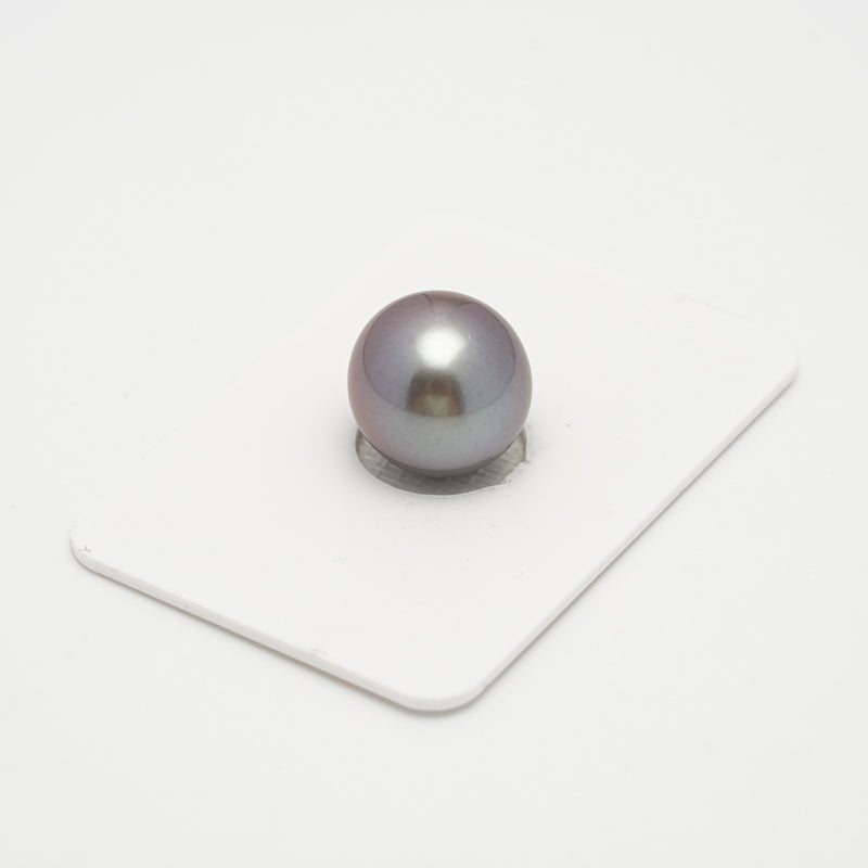 1pcs "High Luster" Cherry Purple 13.1mm - SR AAA Quality Tahitian Pearl Single LP1950 A101