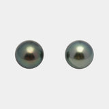 2pcs Green 12.1mm - RSR AAA/AA Quality Tahitian Pearl Pair ER1500