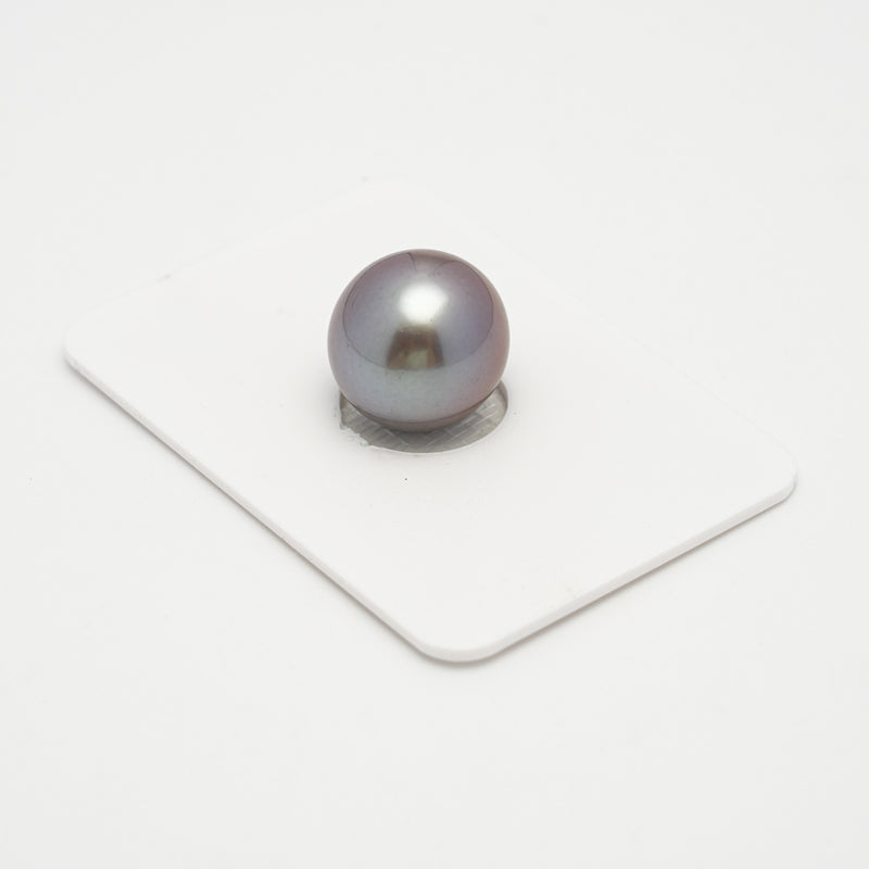 1pcs "High Luster" Cherry Purple 13.1mm - SR AAA Quality Tahitian Pearl Single LP1950 A101