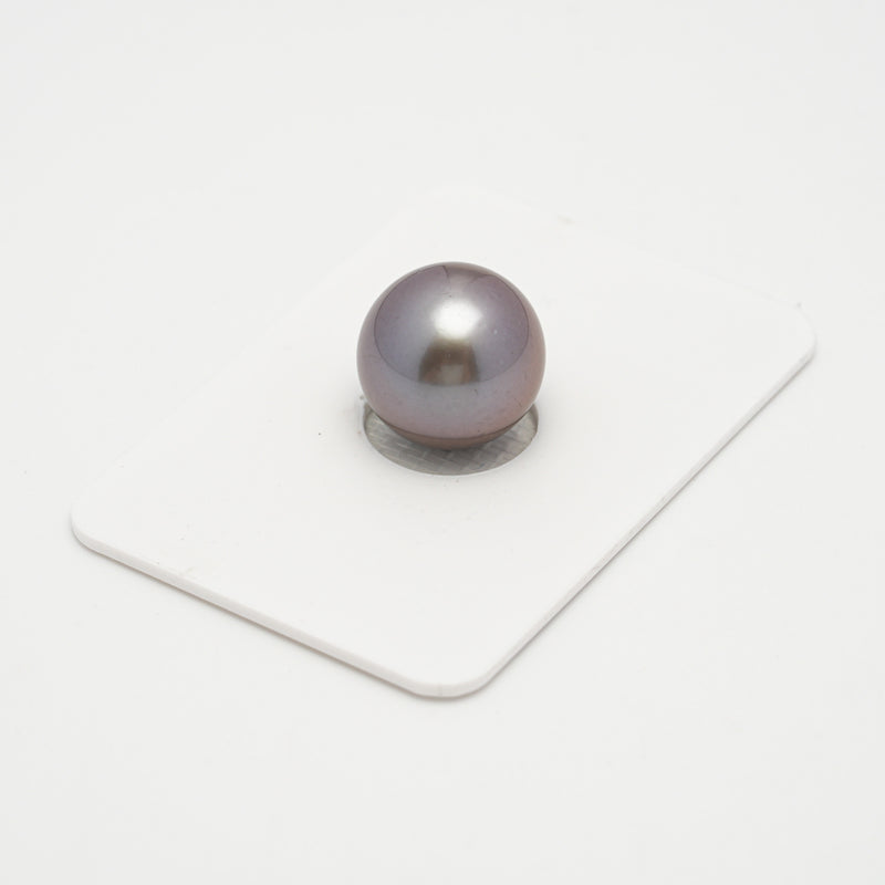 1pcs "High Luster" Cherry Purple 13.1mm - SR AAA Quality Tahitian Pearl Single LP1950 A101