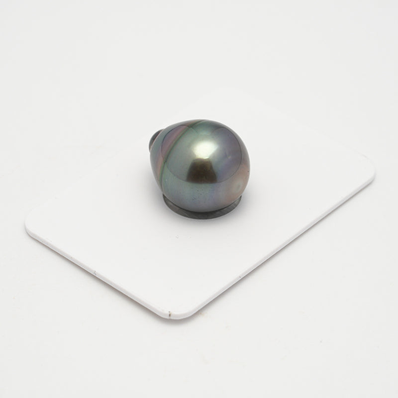 1pcs Light Green 14.6mm - SB AAA/AA Quality Tahitian Pearl Single LP2218 OR3