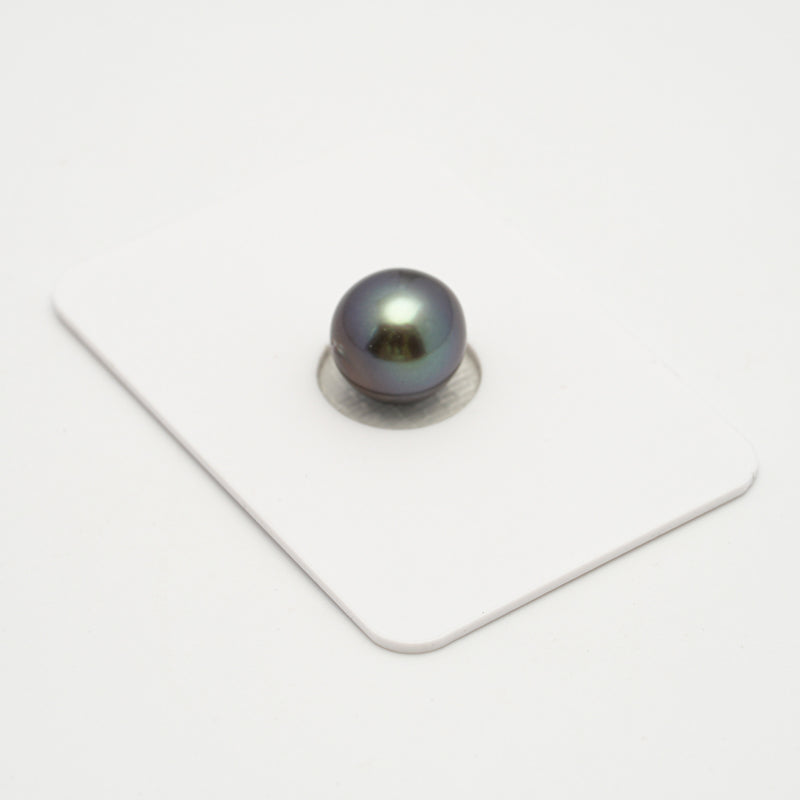 1pcs Purple Blue 10.2mm - SR/NR AA/AAA Quality Tahitian Pearl Single LP2062 THMIX1