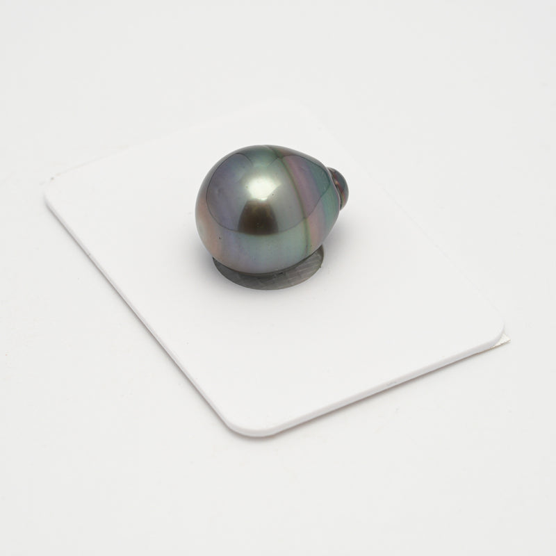 1pcs Light Green 14.6mm - SB AAA/AA Quality Tahitian Pearl Single LP2218 OR3