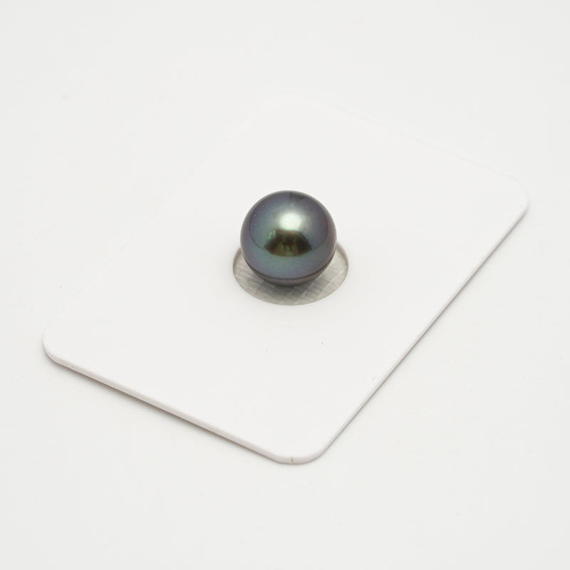 1pcs Purple Blue 10.2mm - SR/NR AA/AAA Quality Tahitian Pearl Single LP2062 THMIX1