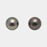 2pcs Multicolor 11.9-12mm - RSR AAA/AA Quality Tahitian Pearl Pair ER1501