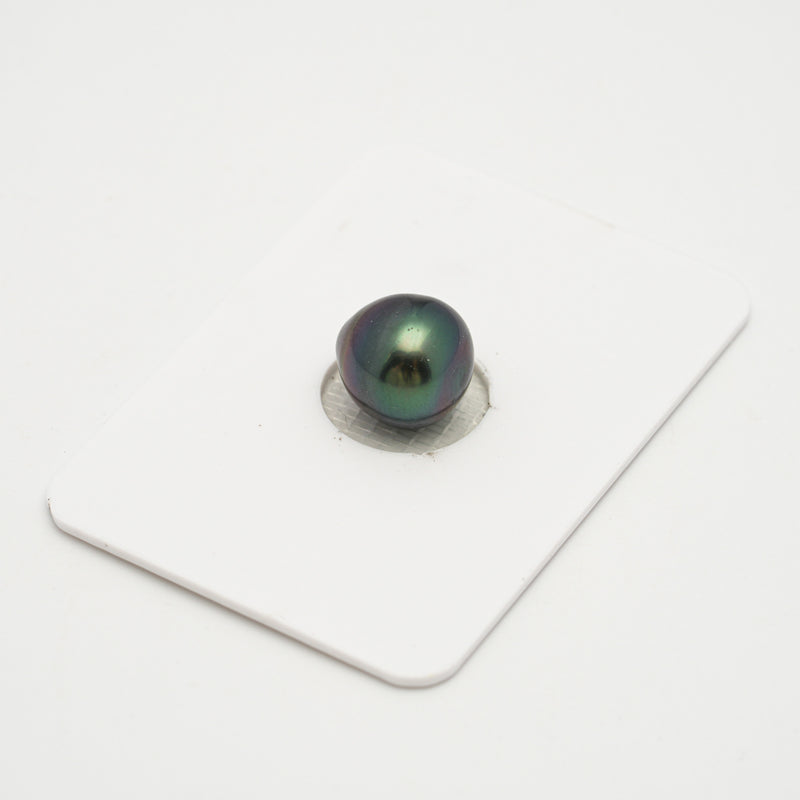 1pcs Purple 9.9mm - SB AAA Quality Tahitian Pearl Single LP2040 OR7