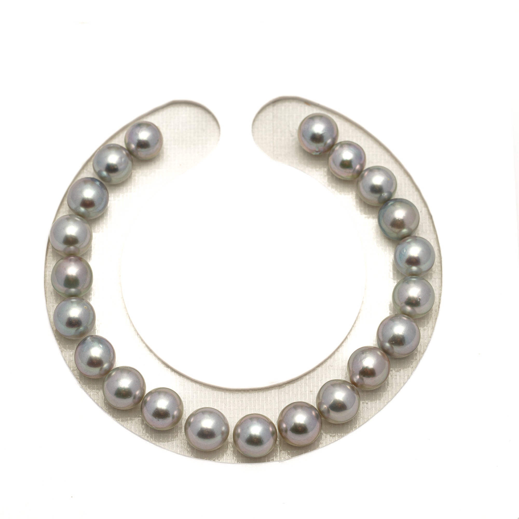 21pcs Akoya Pearl Light 7.2-7.8mm - SR/NR AA Quality Bracelet AKBR2413 CMA1